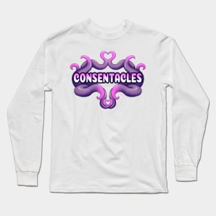 Purple Consentacles Long Sleeve T-Shirt